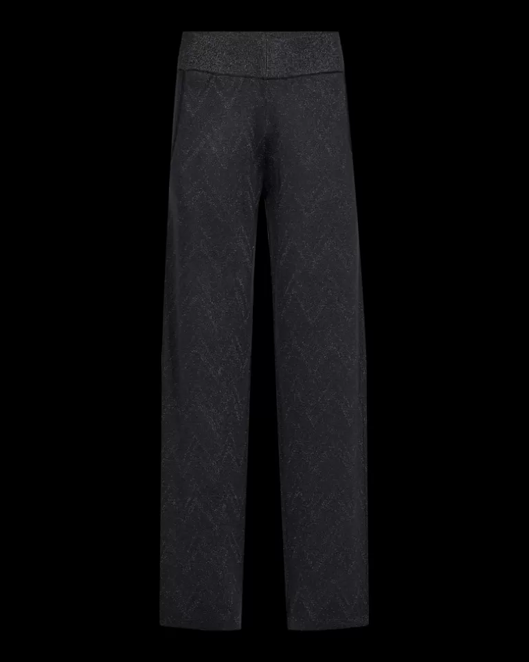 FREEQUENT FQANILUX - PANTS - GREY GrayPinstripew.Gunmetal Online