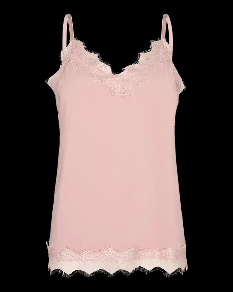 FREEQUENT FQBICCO  -  LACE TOP - ROSE PaleMauve Cheap