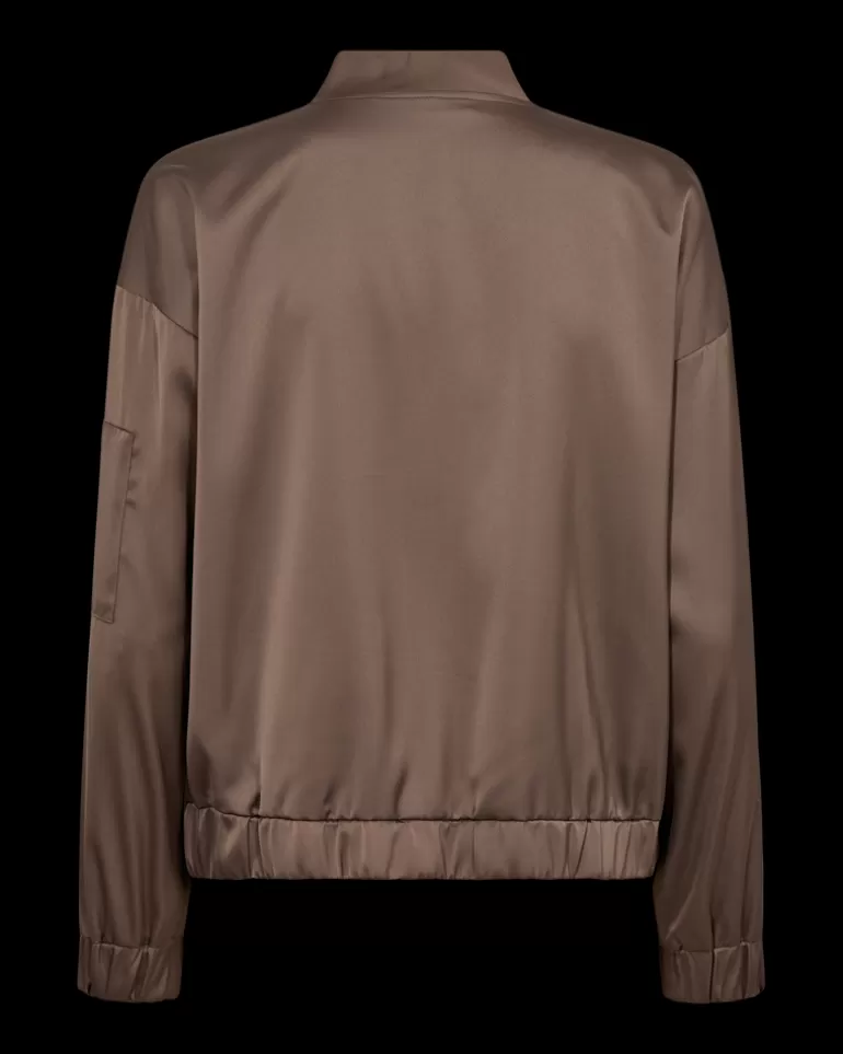 FREEQUENT FQFLEN - BOMBER JACKET - BROWN Morel Discount