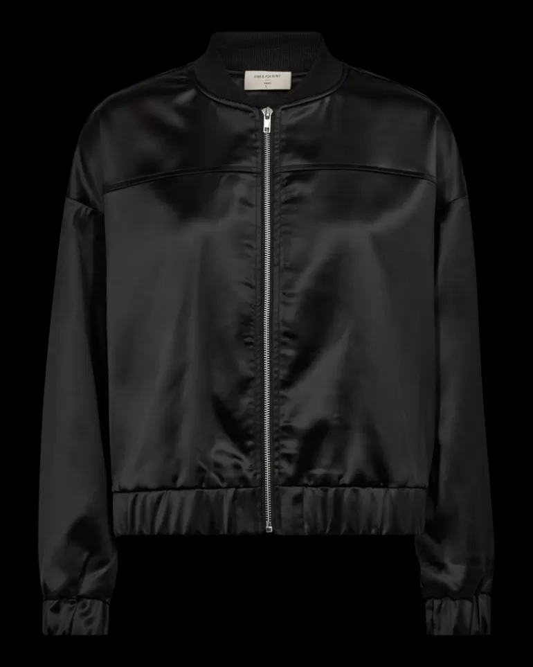 FREEQUENT FQFLITZ - JACKET - Black Store