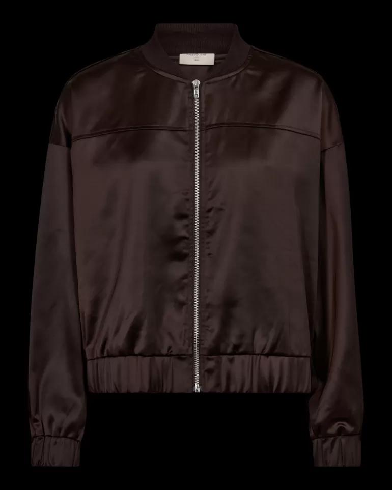 FREEQUENT FQFLITZ - JACKET - BROWN CoffeeBean Outlet