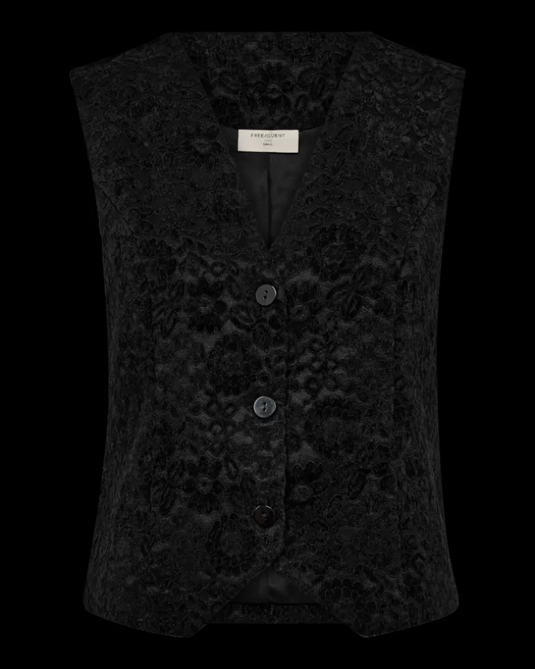 FREEQUENT FQGRY - WAISTCOAT - Black Best Sale