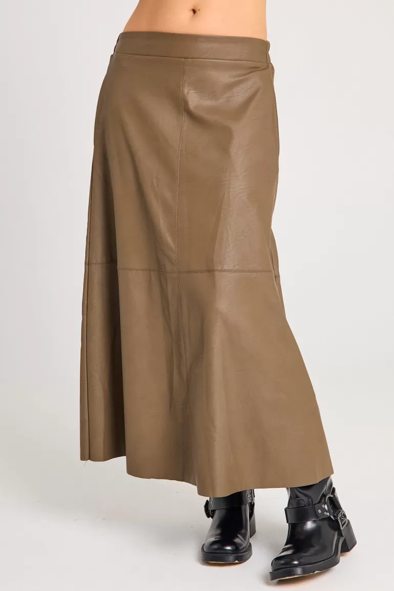 FREEQUENT FQHARLEY - SKIRT - BROWN Morel Cheap