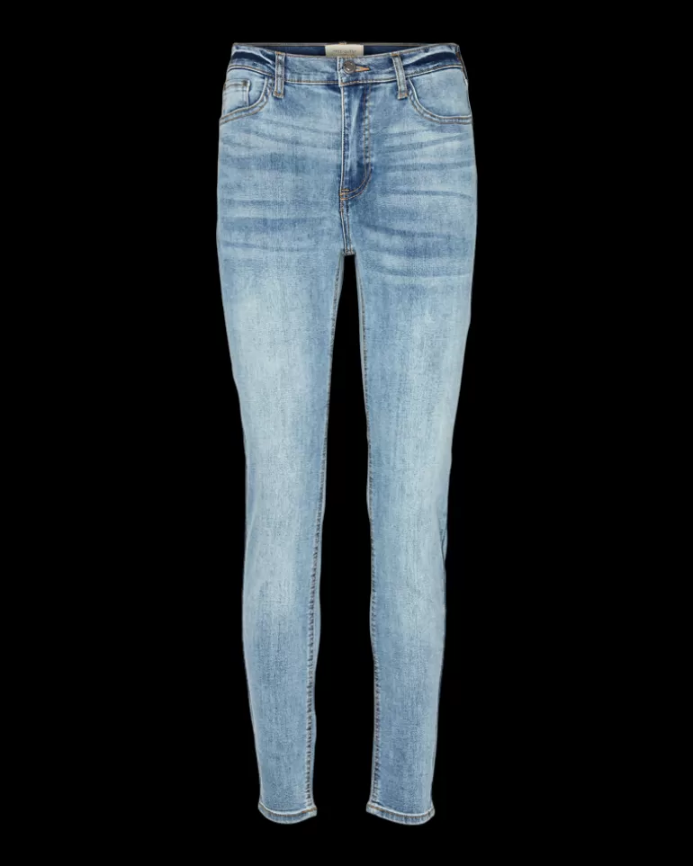 FREEQUENT FQHARLOW - JEANS WITH TIGHT FIT - BLUE Lightblue Fashion