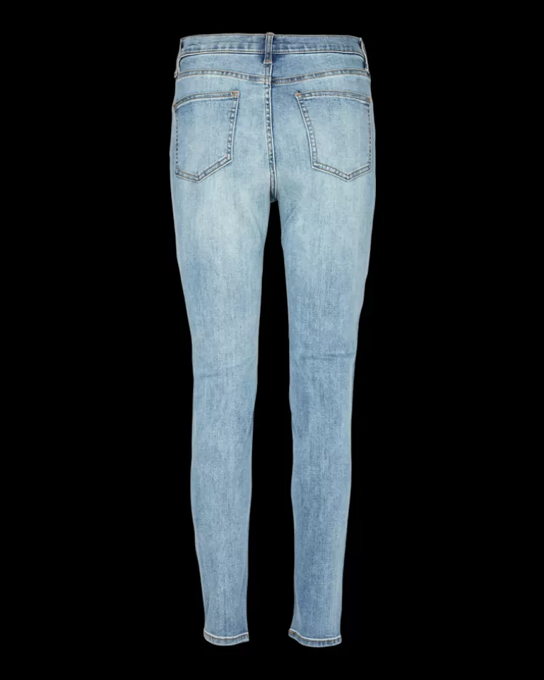 FREEQUENT FQHARLOW - JEANS WITH TIGHT FIT - BLUE Lightblue Fashion