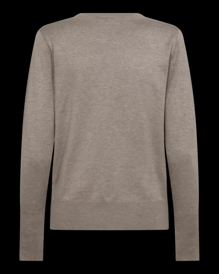 FREEQUENT FQKATIE - FINE-KNIT PULLOVER - BROWN DesertTaupeMelange Cheap