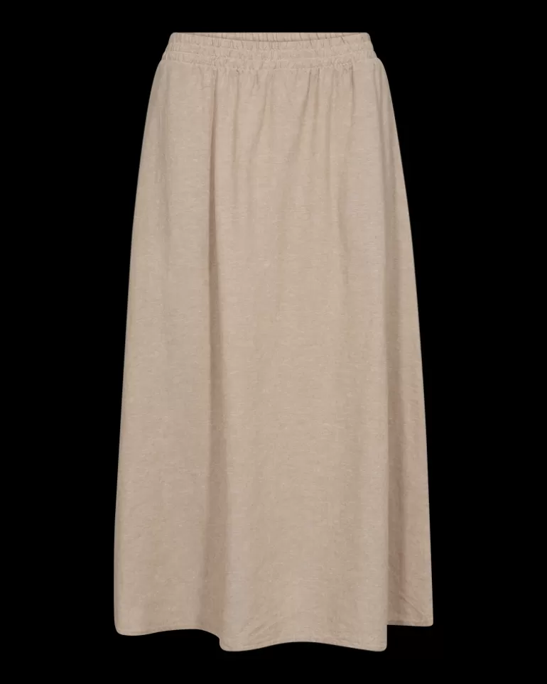 FREEQUENT FQLAVA - SKIRT - BEIGE Sandmelange Online