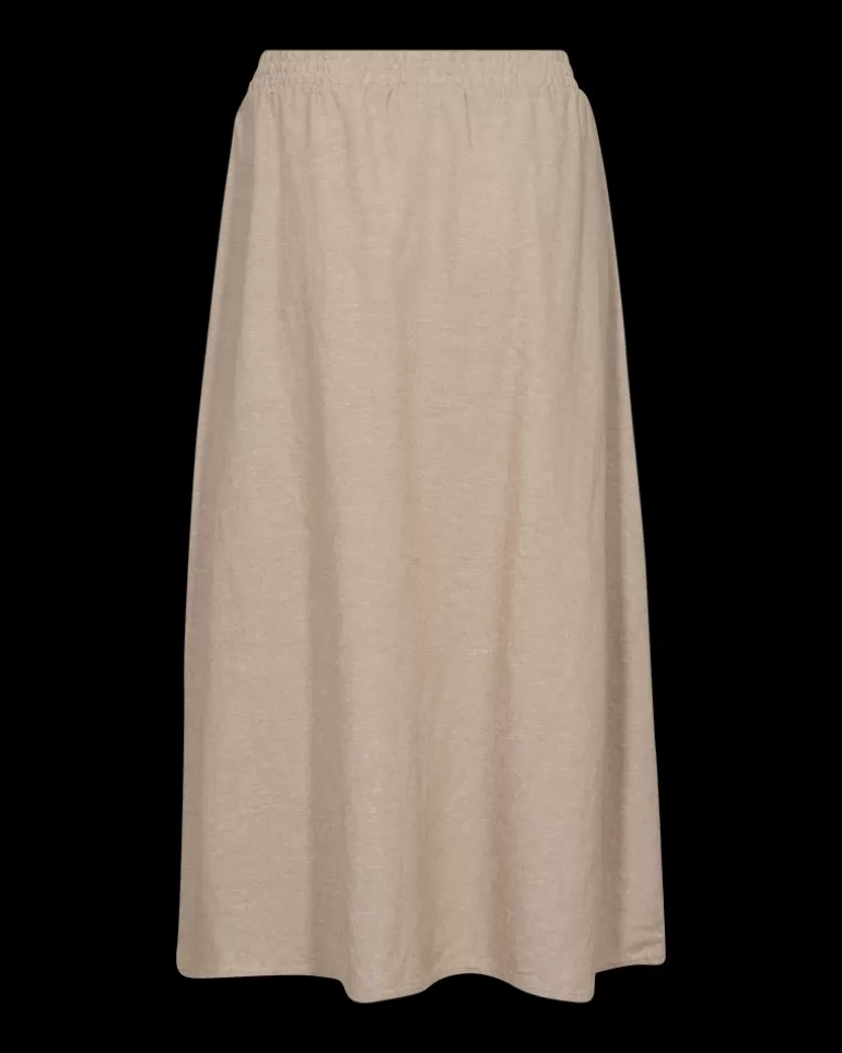 FREEQUENT FQLAVA - SKIRT - BEIGE Sandmelange Online