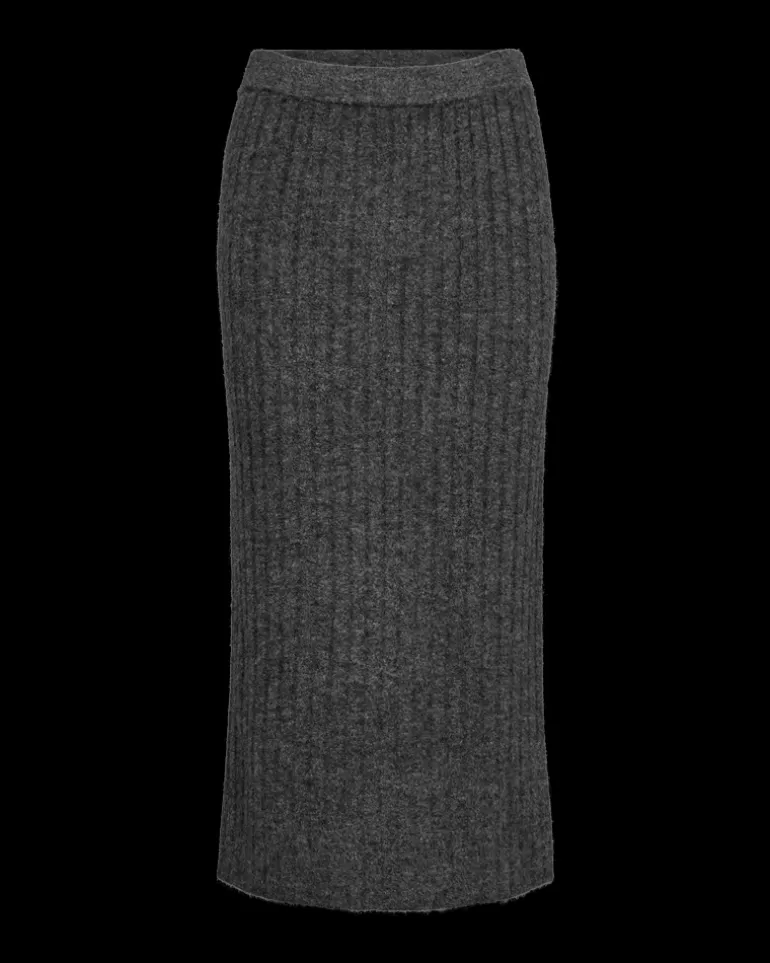 FREEQUENT FQMONEY - SKIRT - GREY DarkGreyMelange Best Sale