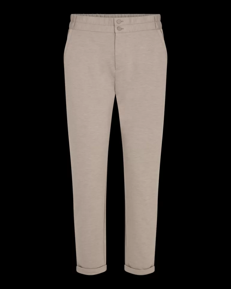 FREEQUENT FQNANNI - ANKLE PANTS - BROWN DesertTaupeMelange Outlet