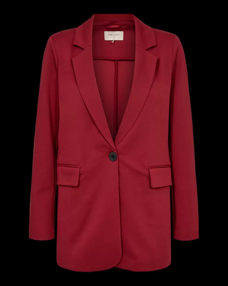 FREEQUENT FQNANNI - BLAZER - RED ChiliPepper Flash Sale