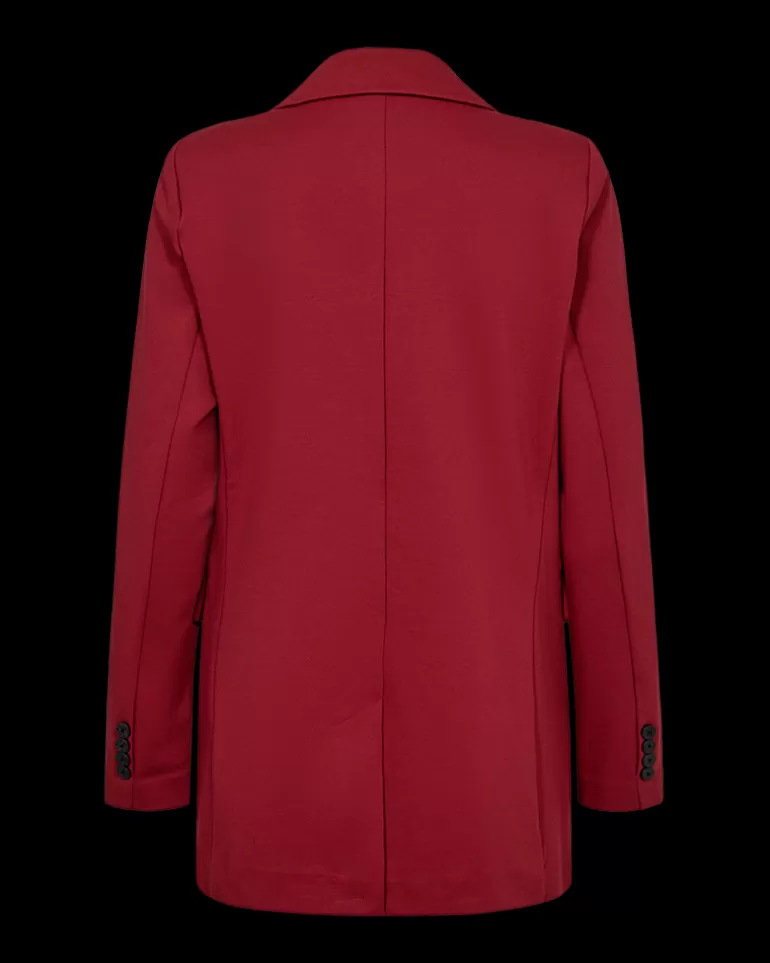 FREEQUENT FQNANNI - BLAZER - RED ChiliPepper Flash Sale