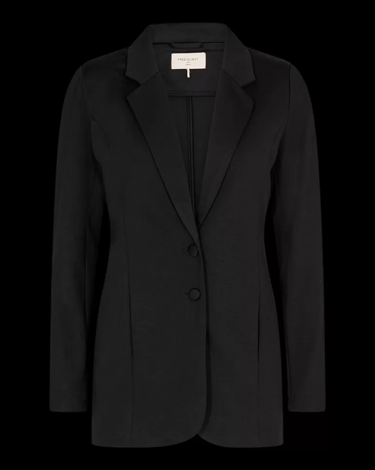 FREEQUENT FQNANNI - FITTED LONG BLAZER - Black Sale