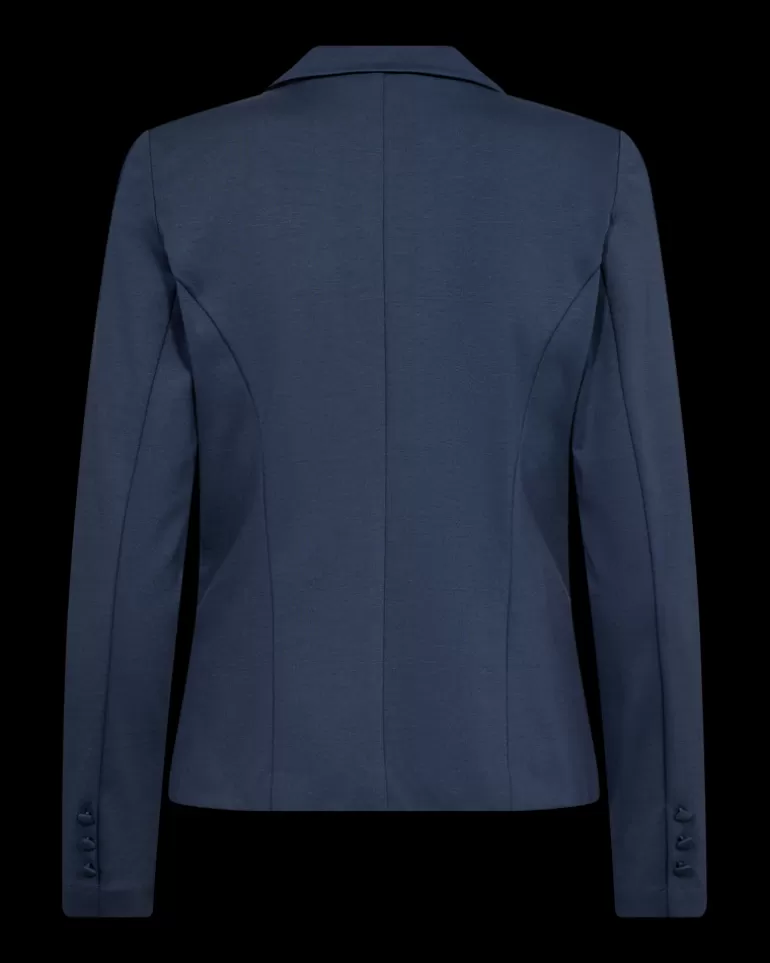 FREEQUENT FQNANNI - FORM-FITTING BLAZER - BLUE VintageIndigo Cheap