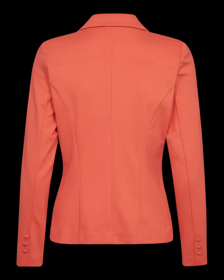 FREEQUENT FQNANNI - FORM-FITTING BLAZER - ORANGE HotCoral Clearance