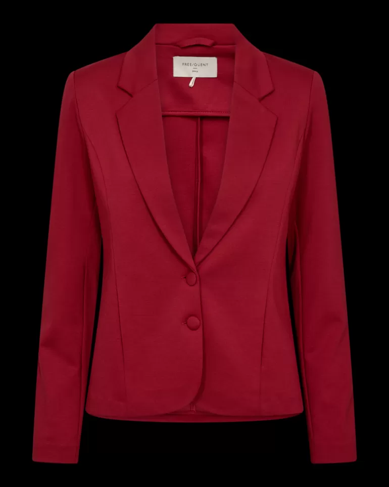 FREEQUENT FQNANNI - FORM-FITTING BLAZER - RED Chilipepper Fashion