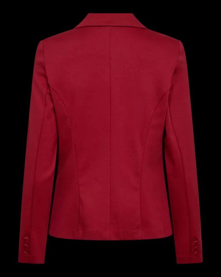 FREEQUENT FQNANNI - FORM-FITTING BLAZER - RED Chilipepper Fashion