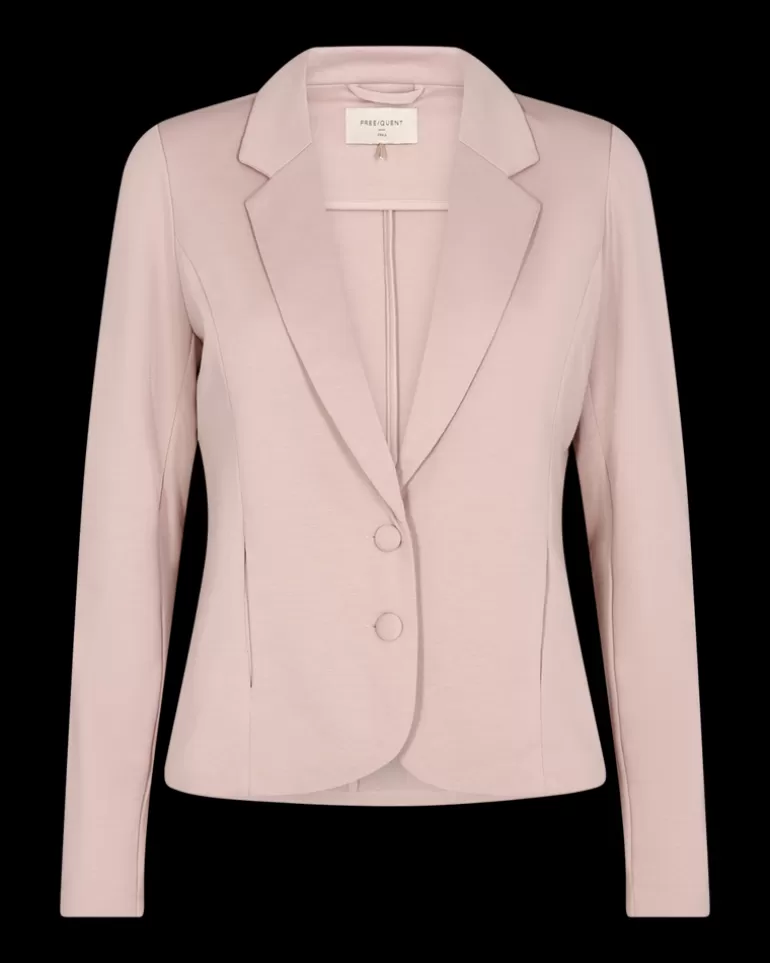 FREEQUENT FQNANNI - FORM-FITTING BLAZER - ROSE ShadowGray Flash Sale