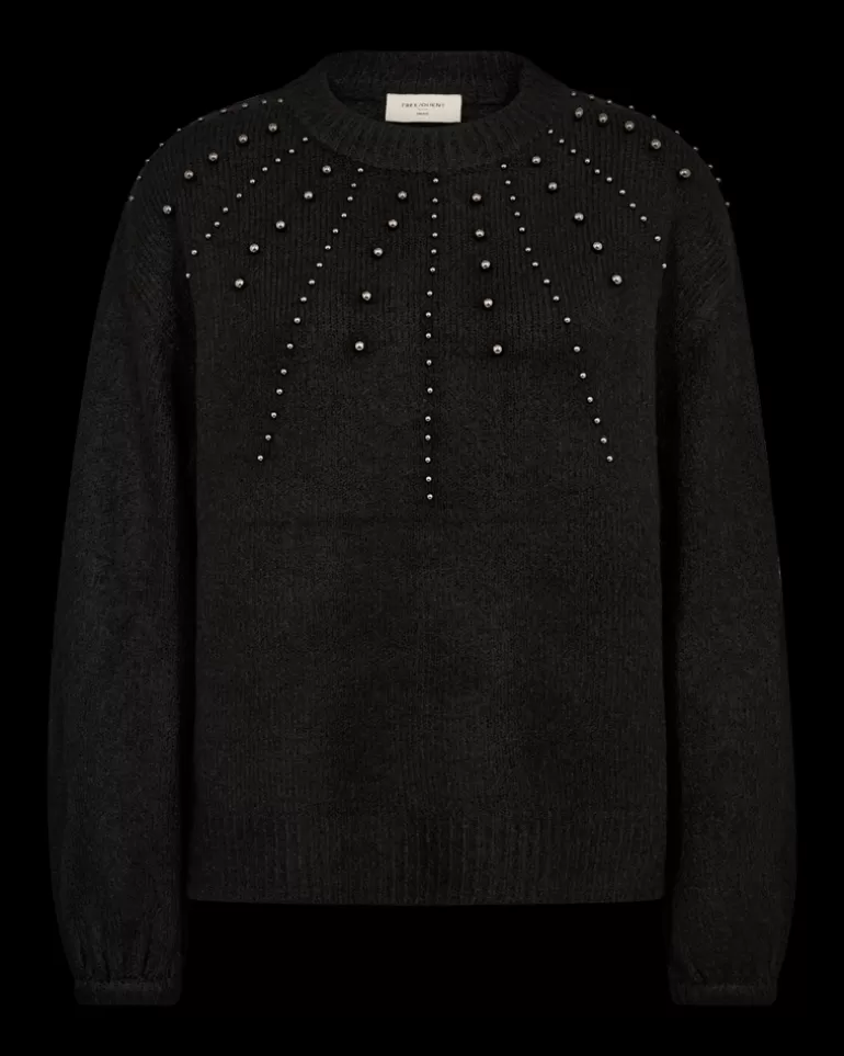 FREEQUENT FQPEARL - PULLOVER - Black Hot