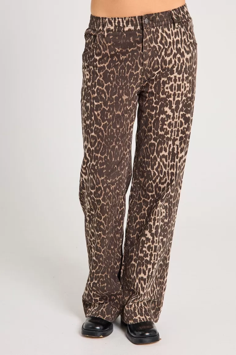 FREEQUENT FQRINNA - PANTS - BROWN OysterGrayW.GraniteGray Sale