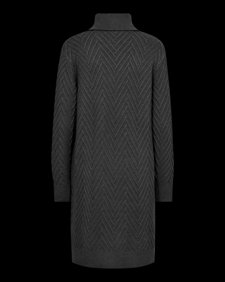 FREEQUENT FQSATURN - DRESS - GREY DarkGreyMelange Outlet