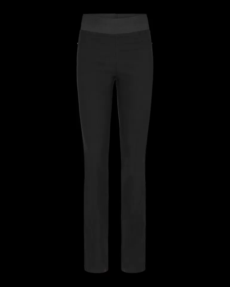 FREEQUENT FQSHANTAL - PANTS WITH ELASTICATED WAISTBAND - Black Cheap
